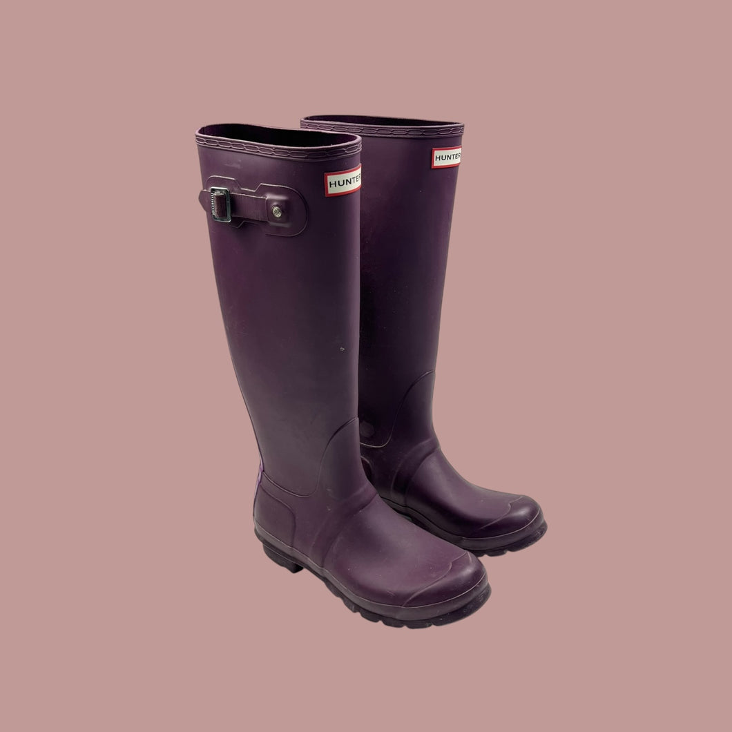 Bottes de pluie raisin 'High rise' pour femmes 39 EU - 7-8 US