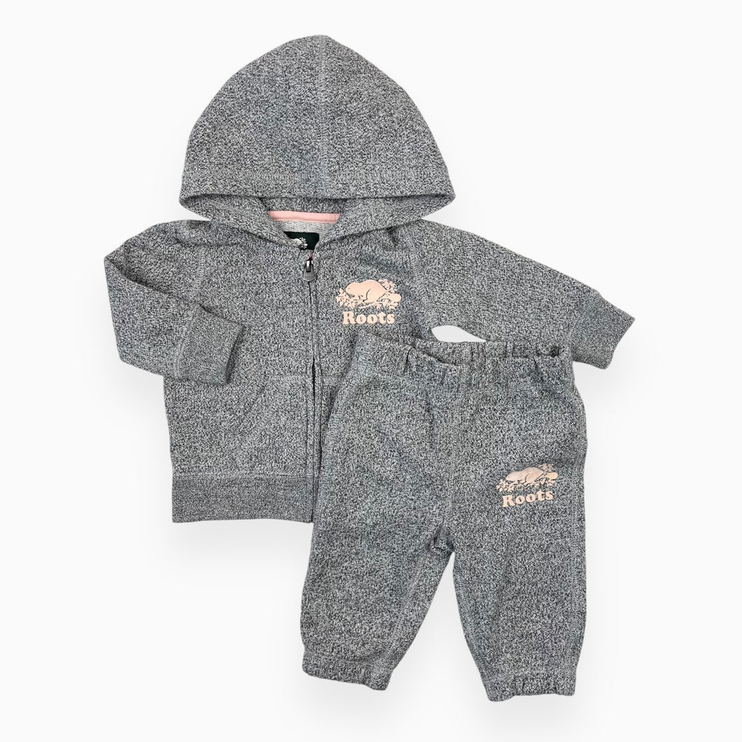 Ensemble de jogging chiné 3-6M