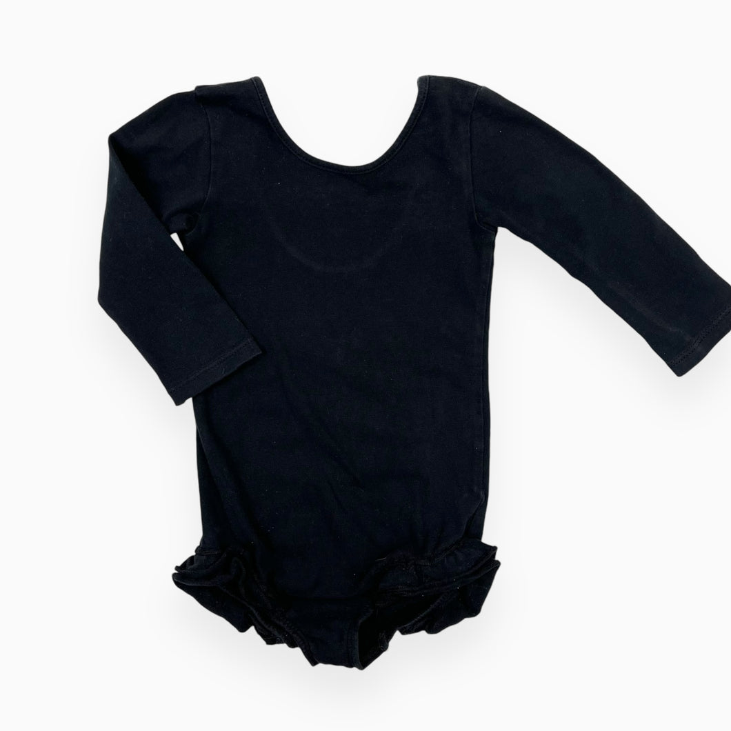 Bodysuit en coton noir 4Y