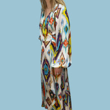 Load image into Gallery viewer, Robe kimono satiné en polyester pour femmes M
