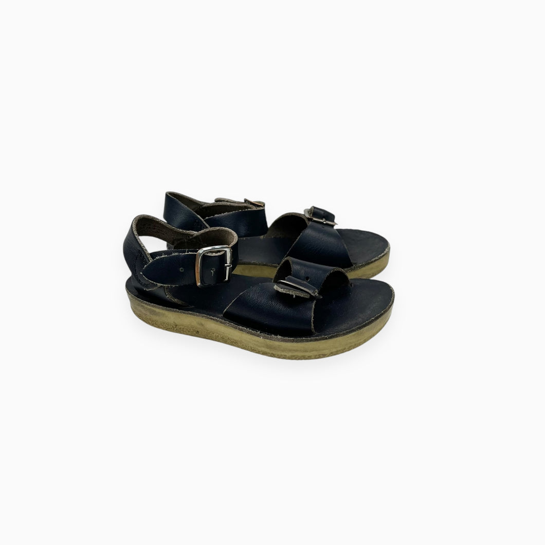 Sandales en cuir marine 6 US