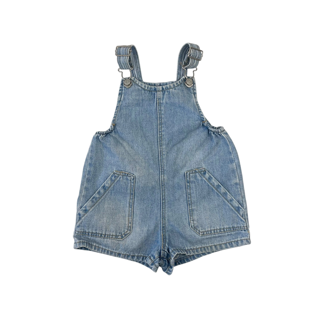 Shortall en denim souple 9-12M