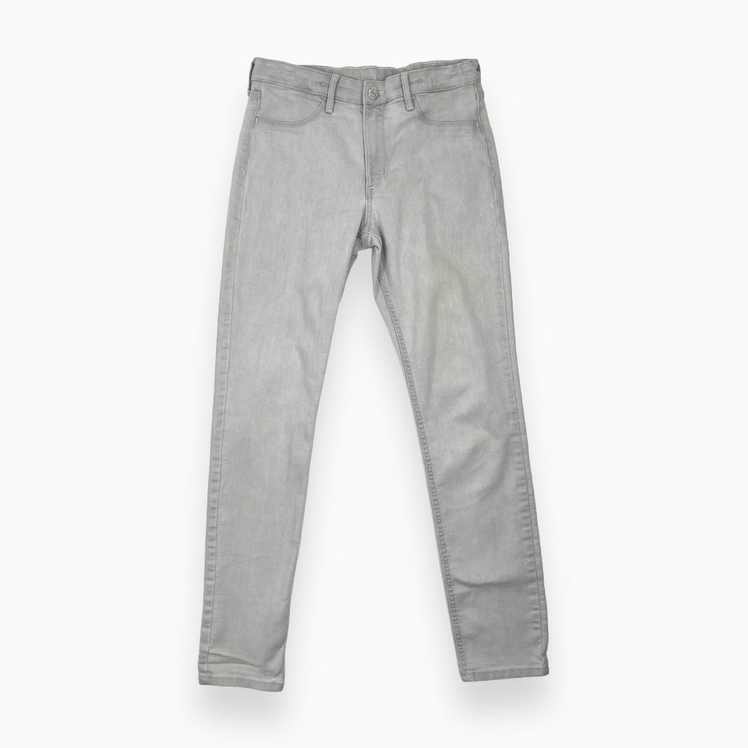 Jeans gris très pâle en coton extensible 12-13Y