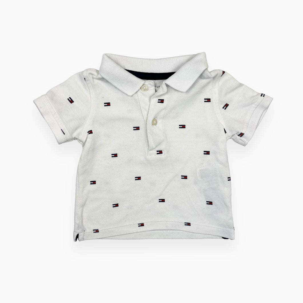 Polo en coton piqué 6-9M