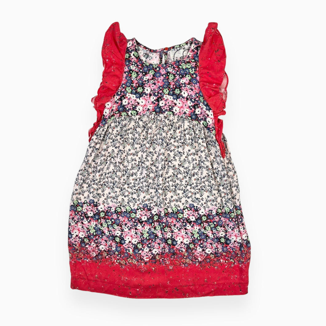 Robe en viscose floral 6Y