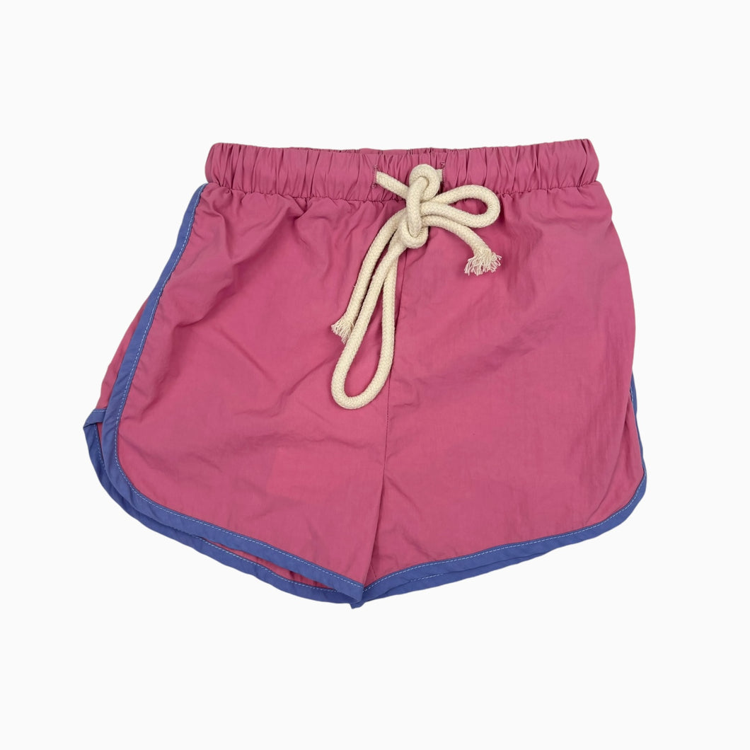 Short rose et mauve en nylon 1Y