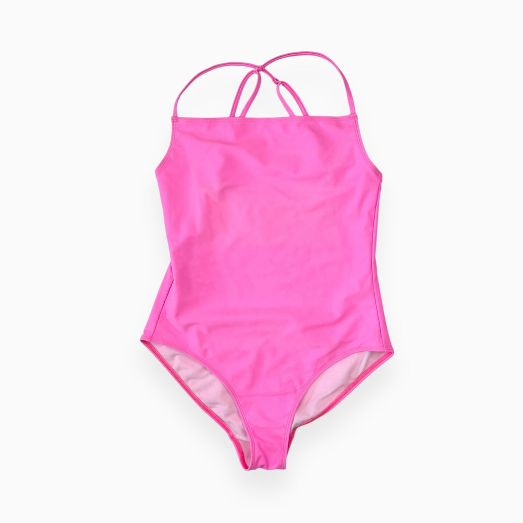 Maillot de bain 1pc rose fluo 12-13Y