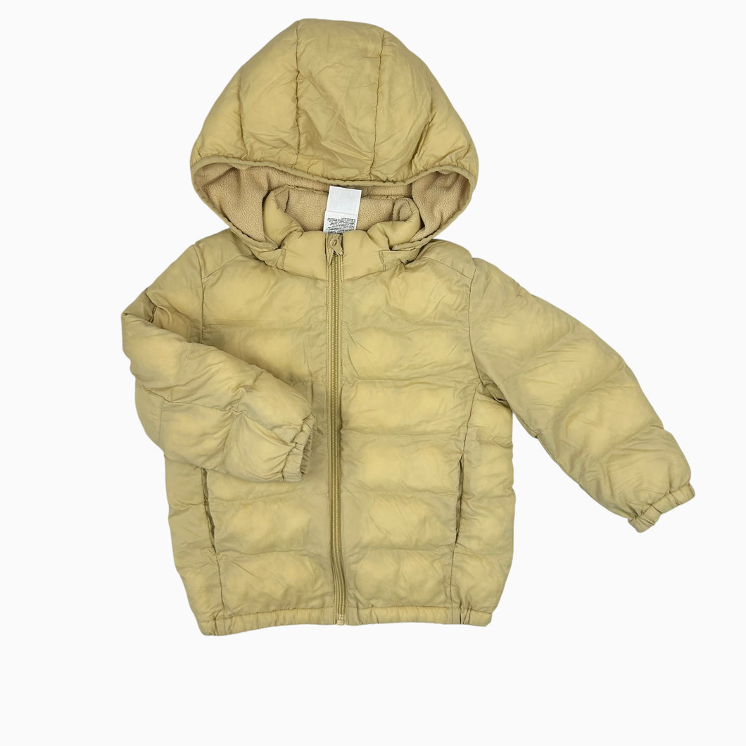 Manteau puffer jaune pale mi-saison 3Y