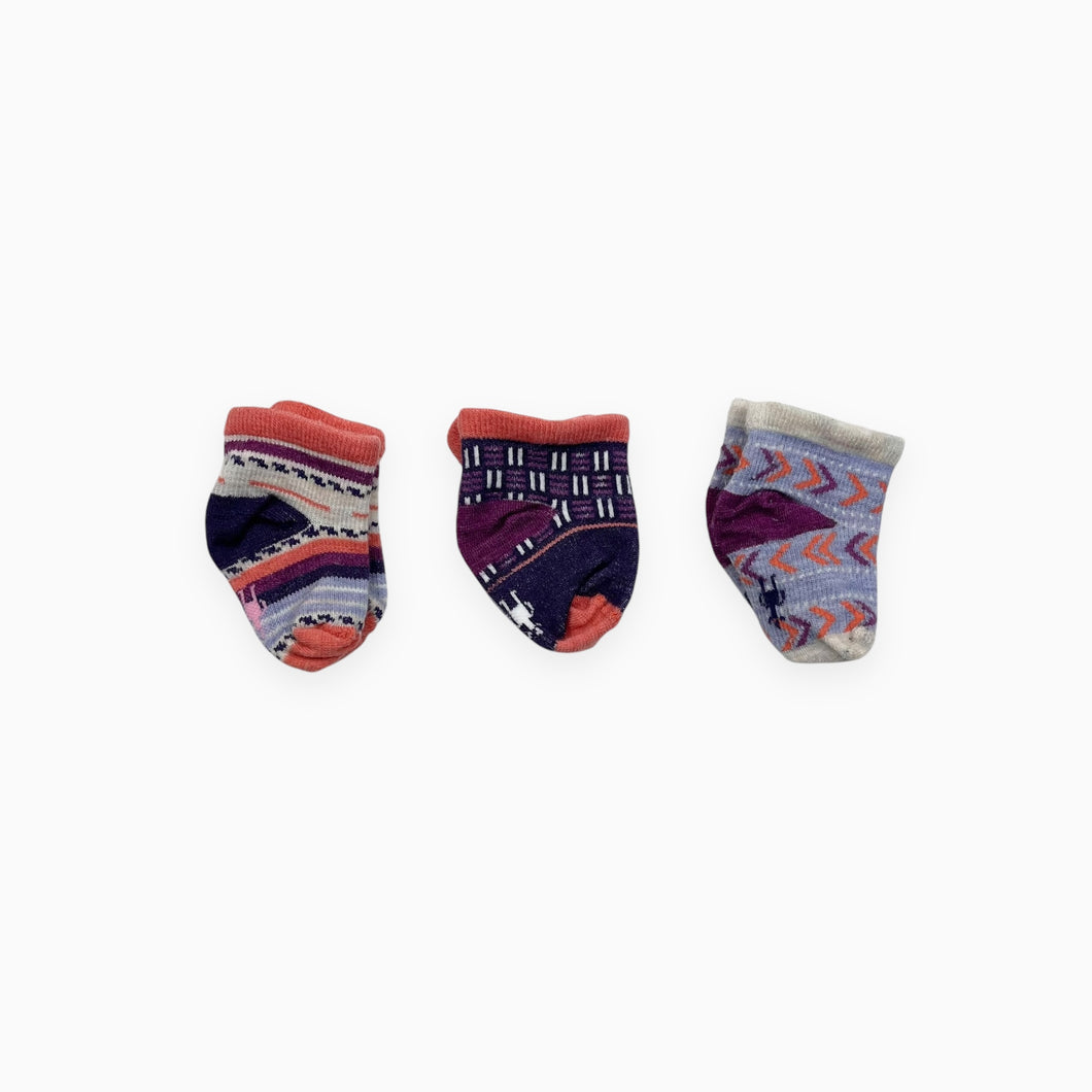 Lot de 3 paires de chaussettes 0-6M