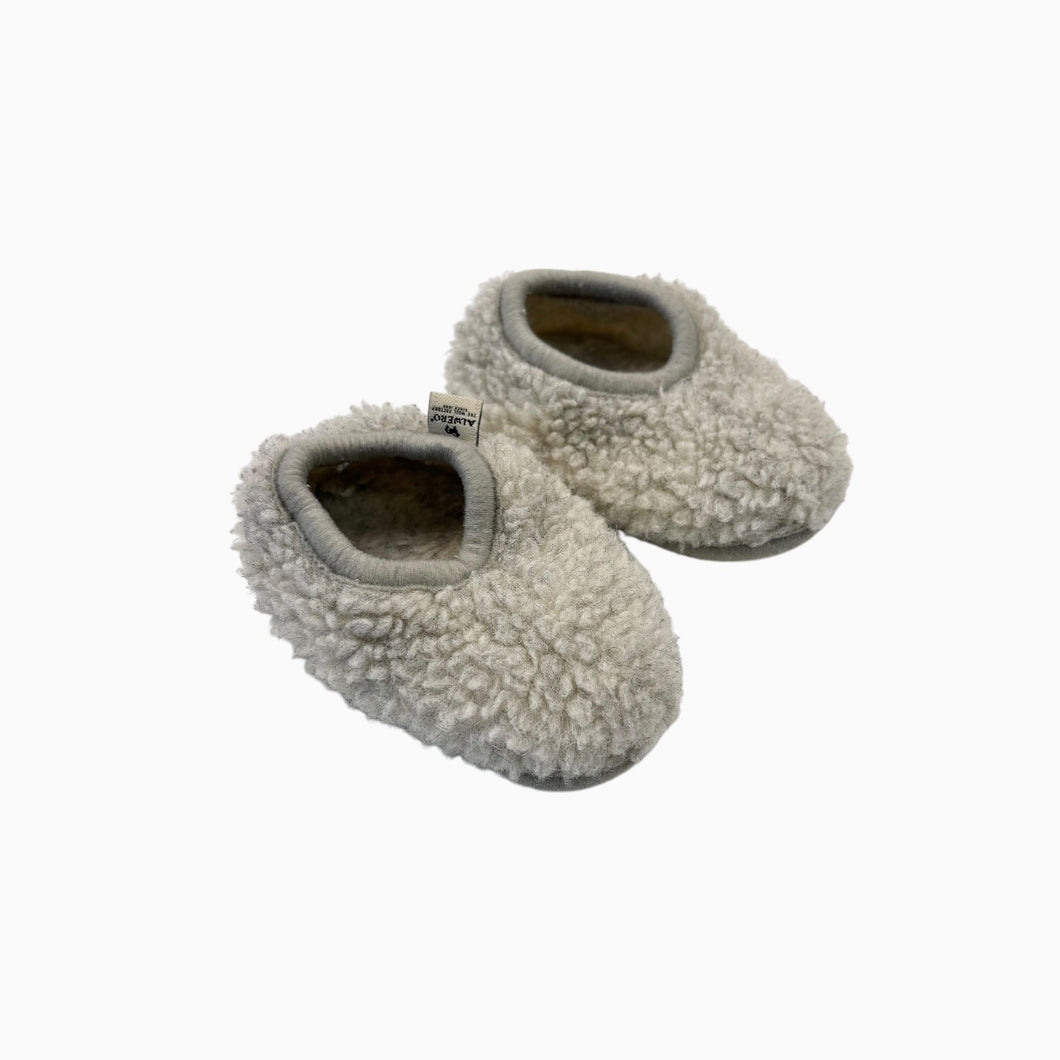 Pantoufles grise cloud en laine 21-22 EUR - 5.5 US